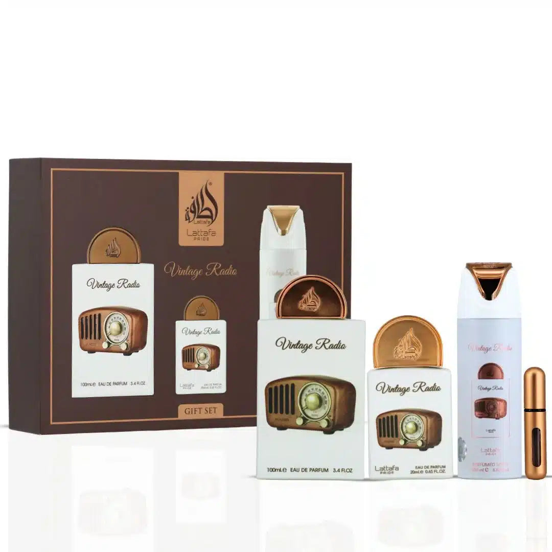 Vintage Radio 3 Pcs Gift Set